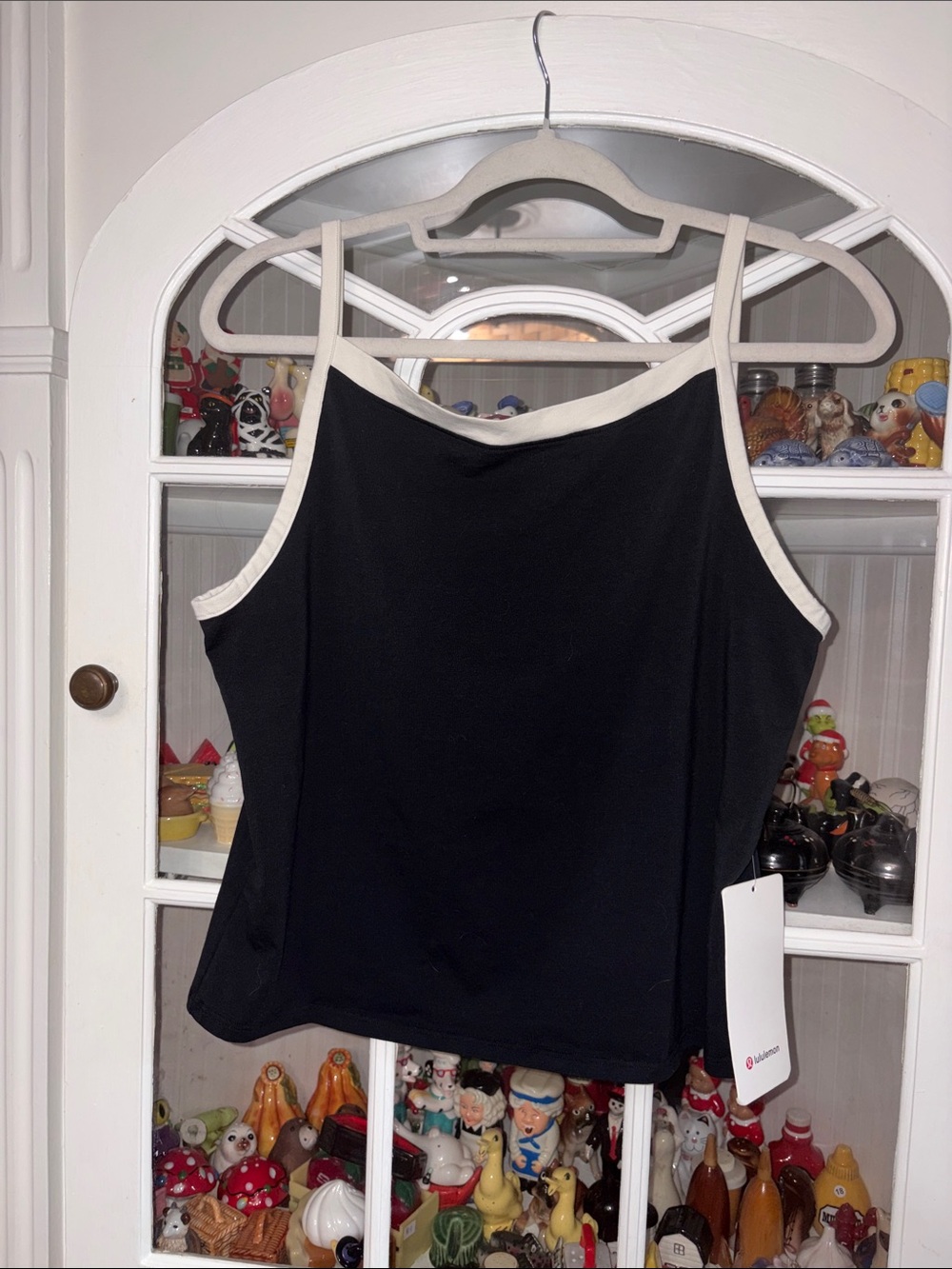 lululemon athletica NWT Organic Cotton High Neck Ringer Tank XL